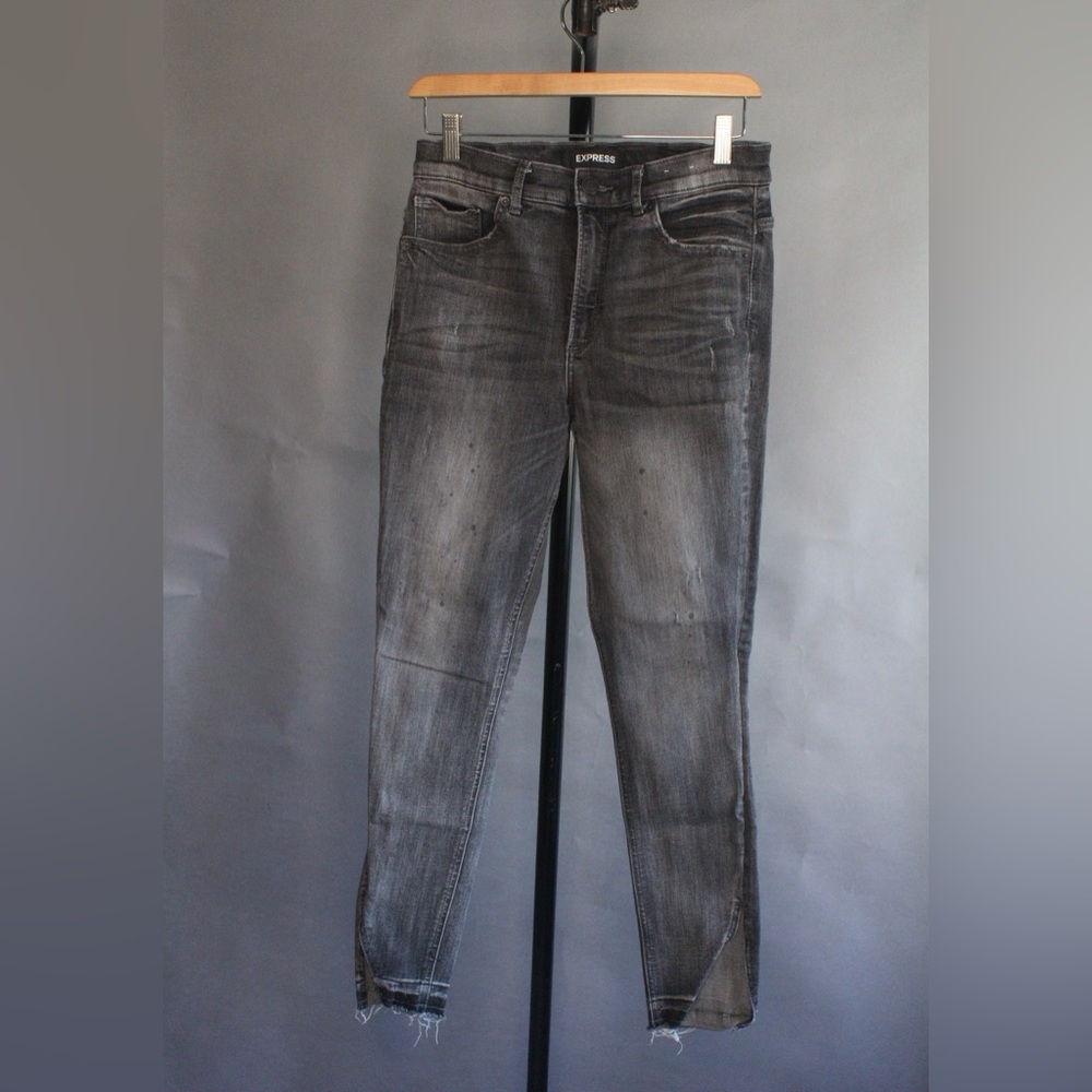 Express Skinny Jean with paint splatter